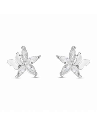 9122718   Pendientes Plata Rodiada...