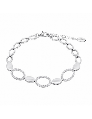 LP3811-2/1   Pulsera Plata Rodiada...