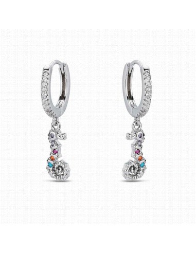 9122693   Pendientes Plata Rodiada...