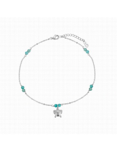 9123215   Tobillera Plata Rodiada...