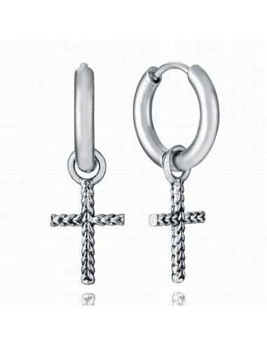 14337E01000   Pendientes Hombre Acero...