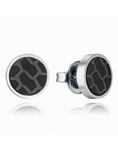 14326E01010   Pendientes Hombre Acero...