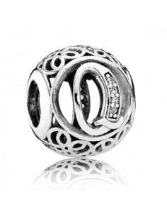 Charm Plata Pandora Letra Q