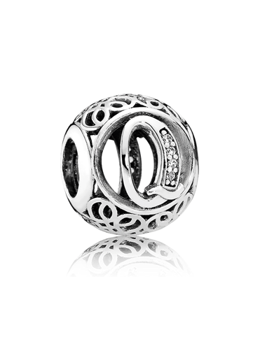 Charm Plata Pandora Letra Q