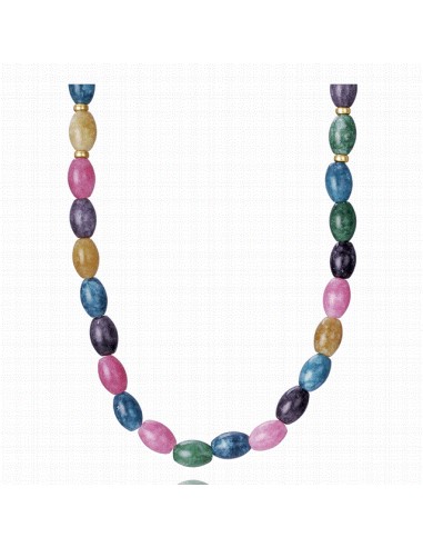 13252C100-49   Collar Plata Baño Oro...