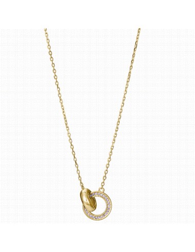 2353C100-30   Collar Plata Baño Oro...