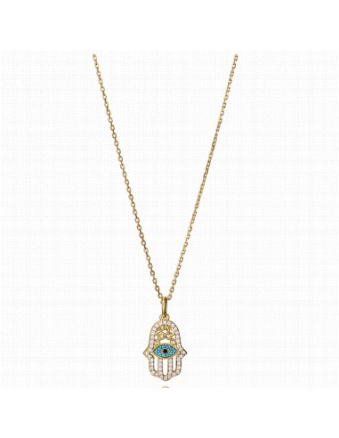 2360C100-30   Collar Plata Baño Oro...