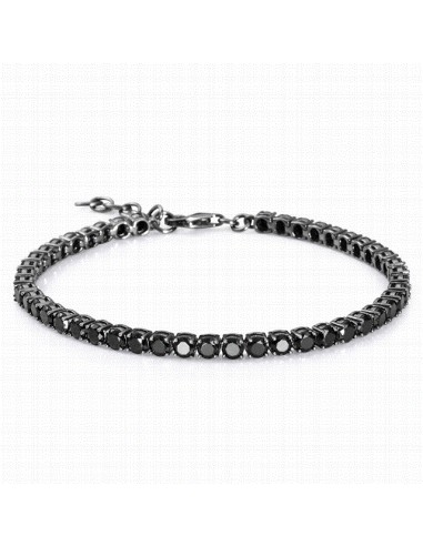13253P100-35   Pulsera Hombre Plata...