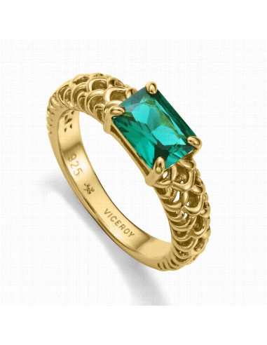 2343A-32   Anillo Plata Baño Oro...