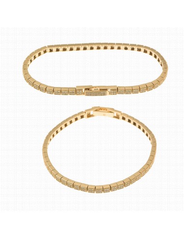 136P0248   Pulsera Plata Chapada...