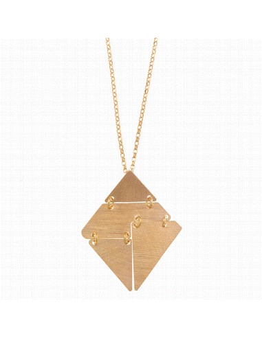 203C0062   Collar Plata Chapada...
