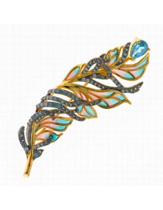 265B0017   Broche Plata...