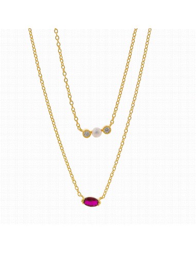 272C0049   Collar Plata Chapada...