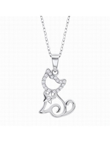 LP3873-1/1   Collar Plata Rodiada...