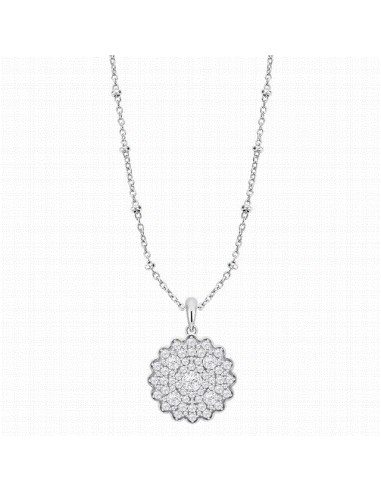 LP3886-1/1 Collar Plata Rodiada Lotus...