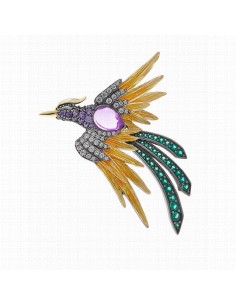 265B0013   Broche Plata...