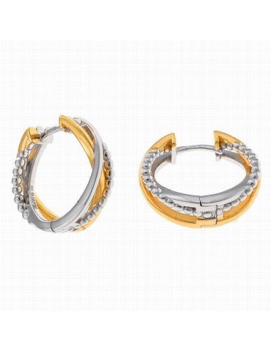 268A0131   Pendientes Plata Combinada...