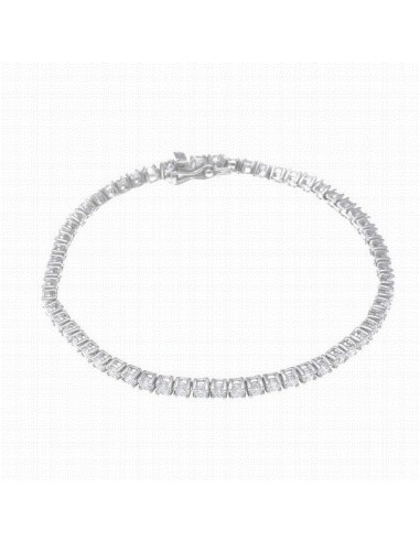 103P0023   Pulsera Plata Rodiada...