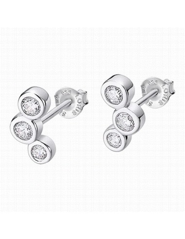 LP3193-4/1   Pendientes Plata Rodiada...