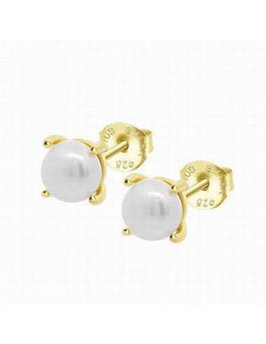 LP3409-4/4   Pendientes Plata Chapada...