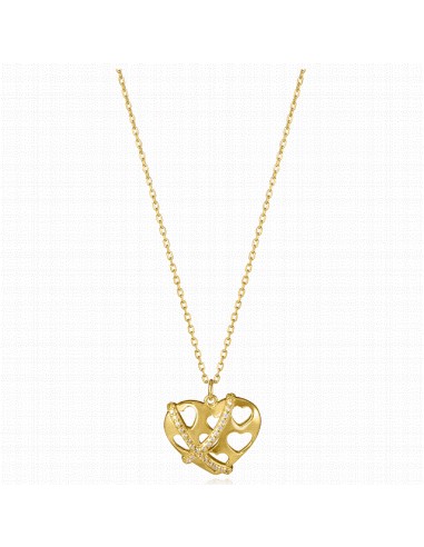 13260C100-30   Collar Plata Chapada...