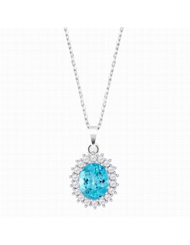 LP3459-1/5   Collar Plata Rodiada...