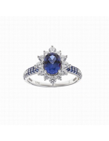 136S0433   Anillo Plata Rodiada...