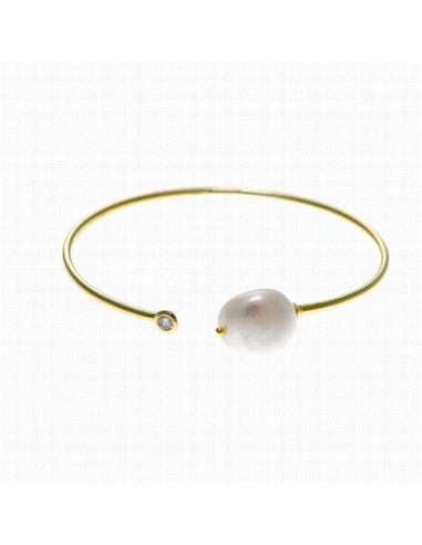 164P0006   Brazalete Plata Chapada...