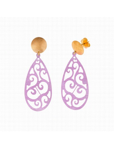 203A0407   Pendientes Plata Chapada...