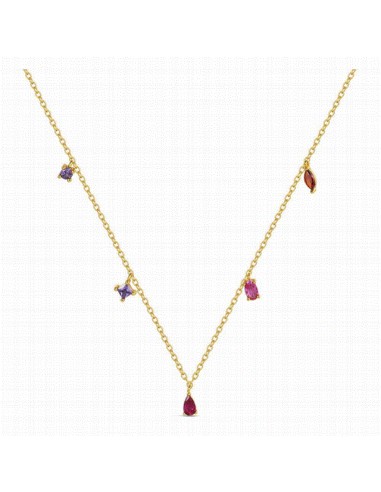 9125730  Collar Plata Chapada Lucia...