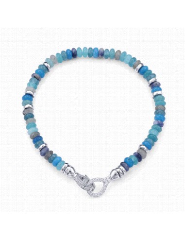 13267P000-43   Pulsera Plata Rodiada...