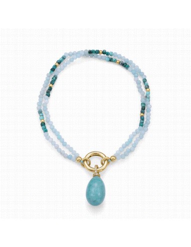 13269P100-92   Pulsera Plata Chapada...