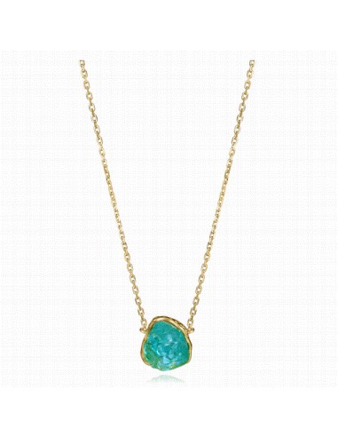 2370C100-43   Collar Plata Chapada...