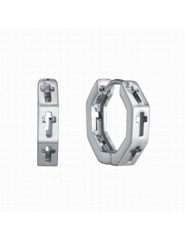 14376E01000   Pendientes Hombre Acero...