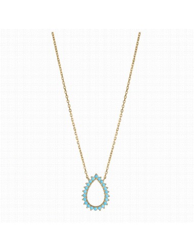 2367C100-33   Collar Plata Chapada...