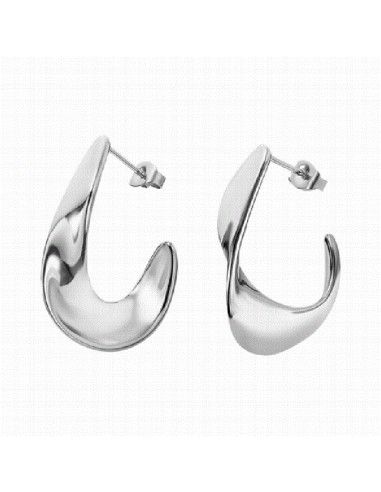 LS2566-4/1   Pendientes Acero Lotus...