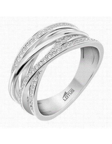 LP3682-3/1   Anillo Plata Rodiada...