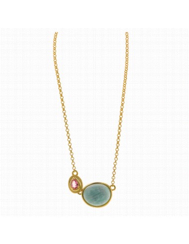 241C0064   Collar Plata Chapada...