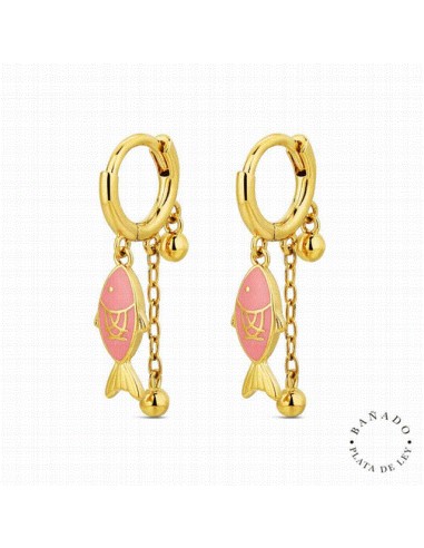 9126067   Pendientes Metal Bañado PVD...