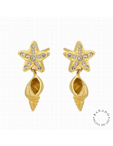 9126167   Pendientes Metal Bañdo PVD...