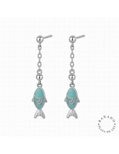 9127023   Pendientes Metal Bañado PVD...