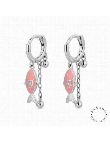 9127024   Pendientes Metal Bañado PVD...
