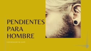 pendientes para hombre